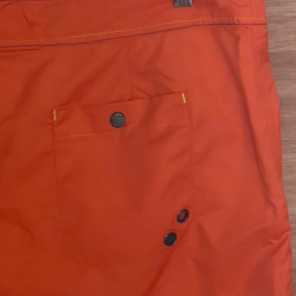Robert Graham orange swim trunks shorts size 36 pockets drawstring classic fit - Picture 6 of 8